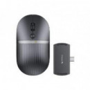 Ratón ProtoArc HubMouse Inalámbrico Bluetooth Recargable Multidispositivo Negro (CP013076)