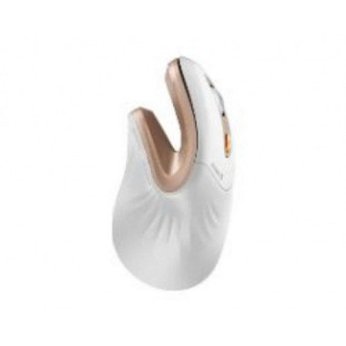 Rat&oacute;n Mini Vertical Ergon&oacute;mico ProtoArc EM11 NL Bluetooth 5.0 USB-C 2400dpi Blanco/Dorado (CP016807)