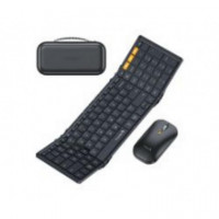 Kit Teclado Plegable + Ratón ProtoArc XKM01 QWERTY Bluetooth 5.1 Negro (CP015223)