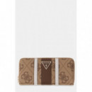 Cartera Laurel con logo de Guess