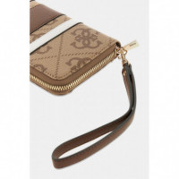 Cartera Laurel con logo de Guess