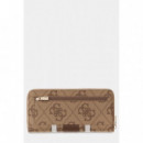 Cartera Laurel con logo de Guess