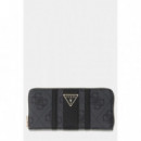 Cartera Laurel con logo de Guess