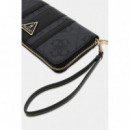 Cartera Laurel con logo de Guess