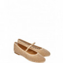 POLO RALPH LAUREN - JAYNA MJ-FLATS-MARY JANE - TAN - 802P12019003/TAN