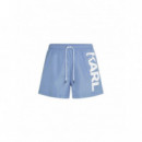 KARL LAGERFELD - karl logo short boardshorts - 2rj - A1M46013/2rj