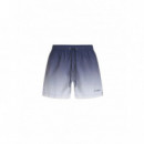 KARL LAGERFELD - ombre print boardshort - 393 - B3M46008/393