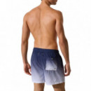 KARL LAGERFELD - ombre print boardshort - 393 - B3M46008/393