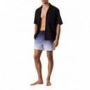 KARL LAGERFELD - ombre print boardshort - 393 - B3M46008/393