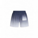 KARL LAGERFELD - ombre print boardshort - 393 - B3M46008/393