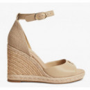 TOMMY HILFIGER - TH PLATE HIGH WEDGE ESPAD - ABS - F|FW0FW09517/ABS