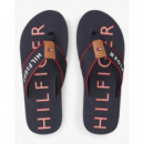 TOMMY HILFIGER - Sporty Hilfiger Beach Sandal - DW5 - F|FM0FM05913/DW5