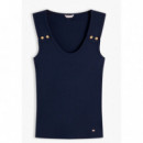 TOMMY HILFIGER - GOLD BUTTON U-NK TANK - C1G - F|WW0WW52112/C1G