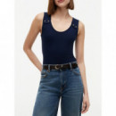 TOMMY HILFIGER - GOLD BUTTON U-NK TANK - C1G - F|WW0WW52112/C1G