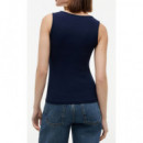 TOMMY HILFIGER - GOLD BUTTON U-NK TANK - C1G - F|WW0WW52112/C1G