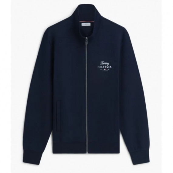 TOMMY HILFIGER - SCRIPT STACK FZ STAND COLLAR - DW5 - F|MW0MW43219/DW5