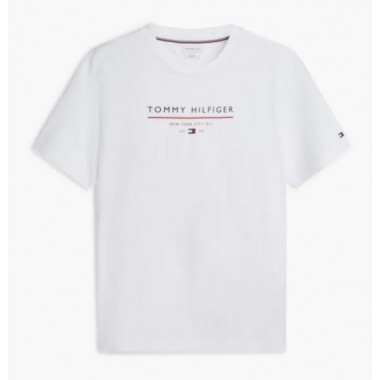 TOMMY HILFIGER - BRAND LOVE NEW RWB REG TEE - YBR - F|MW0MW44359/YBR