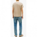 TOMMY HILFIGER - TOMMY LOGO TEE - AEG - F|MW0MW11797/AEG