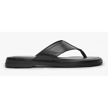 TOMMY HILFIGER - PREMIUM COMFORT LTH TOE SANDAL - BDS - F|FM0FM06055/BDS