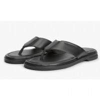 TOMMY HILFIGER - PREMIUM COMFORT LTH TOE SANDAL - BDS - F|FM0FM06055/BDS