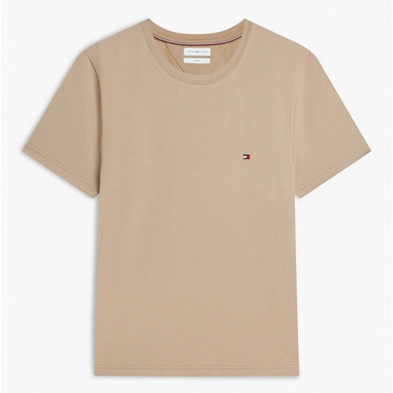 TOMMY HILFIGER - STRETCH SLIM FIT TEE - AEG - F|MW0MW10800/AEG