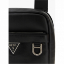 Bolsito Bandolera GUESS Monaco Negra