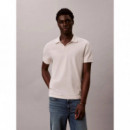 SS OPEN COLLAR CASUAL PIQUE POLO WHITE S