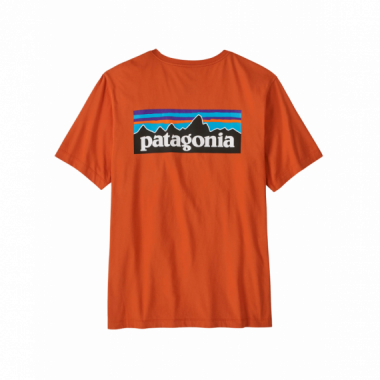 Camiseta PATAGONIA P-6 Logo T-Shirt Coal Orange
