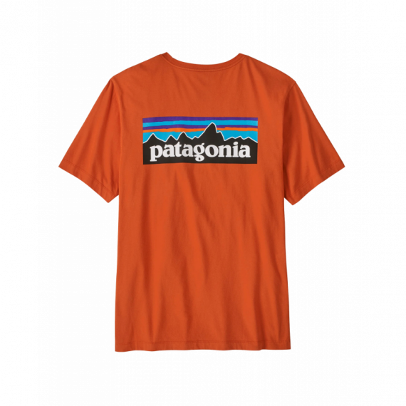 Camiseta PATAGONIA P-6 Logo T-Shirt Coal Orange
