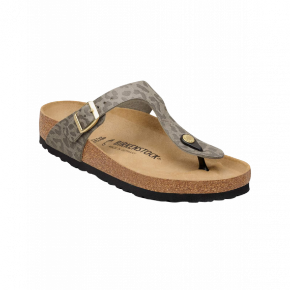 Calzado BIRKENSTOCK Gizeh Sintético en Syn Leo Gray Taupe