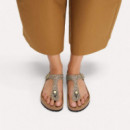 Calzado BIRKENSTOCK Gizeh Sintético en Syn Leo Gray Taupe