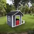 Casa Infantil Chloe Madera Gris-blanca  ROBINCOOL