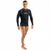 Lycra Manga Larga Hombre Negra  SEAC SUB
