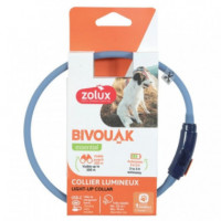 ZOLUX Perro Cachorro Collar Luminoso Azul