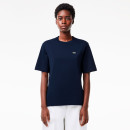 Camiseta Relaxed Fit en Tejido Ligero de Punto  LACOSTE