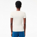 Camiseta Slim Fit en Algodón Ecológico  LACOSTE