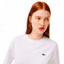 Camiseta Relaxed Fit en Tejido Ligero de Punto de Algodón Pima  LACOSTE