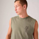 Camiseta Sin Mangas Graphic Muscle