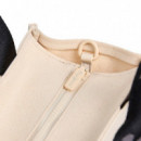 Bolso de lona con logo estampado