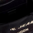 Bolso de lona con logo estampado