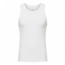 Camiseta sin mangas con logo