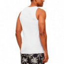 Camiseta sin mangas con logo