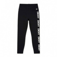 Leggins High Waist 7/8 Print Repeat Logo  DKNY