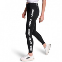 Leggins High Waist 7/8 Print Repeat Logo  DKNY