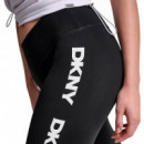 Leggins High Waist 7/8 Print Repeat Logo  DKNY