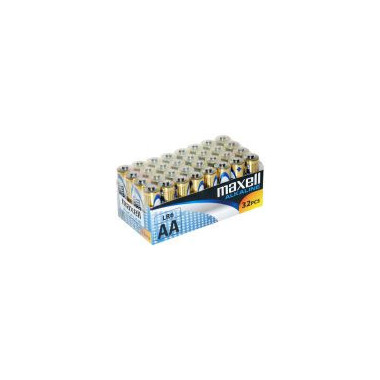 MAXELL PILA ALCALINA MAX73131 PACK 32 LR6 AA 1.5V