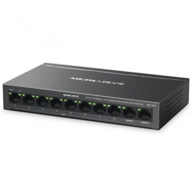 MERCUSYS SWITCH POE+ NO GESTIONABLE 8 RJ45 2 GIGABIT