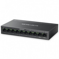 MERCUSYS Switch Poe+ No Gestionable 8 RJ45 2 Gigabit