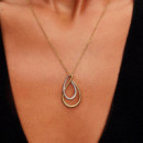 Collar Doble en Dos Tonos 364668C00