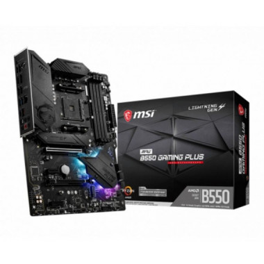 Placa Base MSI B550 GAMING PLUS (ATX, AM4, 4 x DDR4, DP, HDMI) - 911-7C56-001
